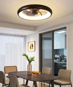 Ventilador de Techo con Luz Empotrada para Techos Bajos, Ultra Silencioso, 5 Aspas, Motor de CC de Ahorro de Energía, Control Inteligente (APP+Control Remoto) - Product Image 4