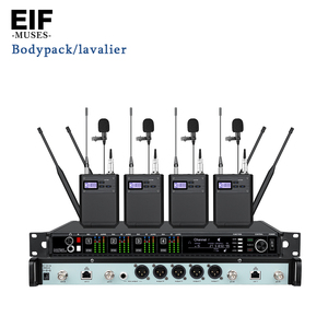 ระบบไมโครโฟนไร้สายแบบหนีบปกเสื้อ 4 ช่อง พร้อมเครื่องส่งสัญญาณแบบ Bodypack และเครื่องรับสัญญาณ สำหรับการแสดงบนเวที รุ่น AD4Q - Product Image 1