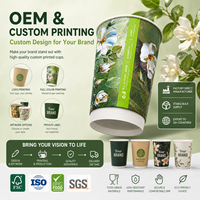 Vaso de Café Aislado de Primera Calidad para Cafetería, Bar de Espresso, Clásico, Estándar, Certificado BRC, ISO, SGS