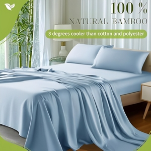 Cloudland 100% 竹Lyocellファイバーシート400tc有機モダン寝具セット純粋な竹冷却シート付き - Product Image 2