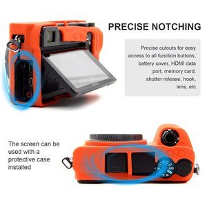 Étui YEAH pour appareil photo numérique <span class=keywords><strong>Sony</strong></span> Alpha A6500 ILCE-<span class=keywords><strong>6500</strong></span>, coque de protection en silicone souple anti-rayures - Product Image 5