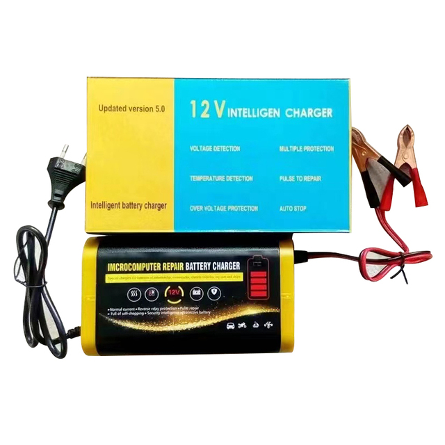 Wholesale Price Factory Original Portable Battery Chargers 12V 4A Mini Car Battery Charger for Wet Dry AGM Gel Lead Acid Battery