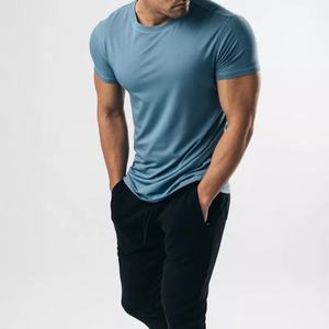 Camisetas de Hombre de Alta Calidad del Fabricante, Ajuste Entallado, Ropa Deportiva para Gimnasio, 95% Algodón, 5% Elastano, Camiseta con Estampado Personalizado para Hombre - Product Image 5