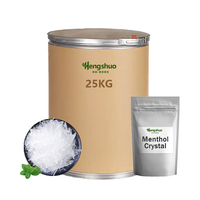 Menthol pur frais avec extrait de menthe poivrée en vrac à prix d'usine, cristaux de menthol