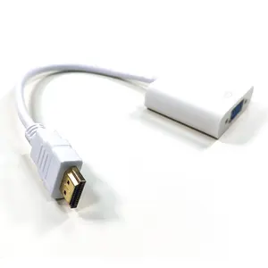 HDMI to VGA high-definition conversion cable with audio adapter adapter adapter for various scenarios