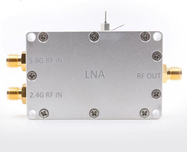 MicroPhase 2.4GHz 5.8GHz Dual Band Drone Signal Amplifier Low Noise LNA for UAV Detection SDR Receiver