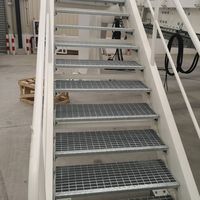 Meilleur prix aux Philippines Marches d'escalier en acier inoxydable Plancher en acier galvanisé Matériaux de construction en métal de haute qualité
