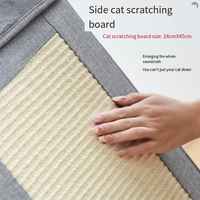 Lit pour chat à 3 étages pour l'intérieur, meubles de lits de grotte pour chat couverts, organisateur de lit pour chat d'intérieur