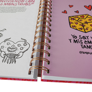 Personalized A5 Teacher Lesson Planner <strong>Diary</strong> <strong>2023</strong> 2024 Spiral Bound Fabric Cover Gift - Product Image 4