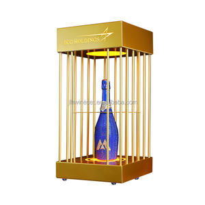OEM tedarikçisi özel LOGO şampanya kafes glorifier ekran VIP LED şişe sunum için gece kulübü salonu Bar parti - Product Image 3