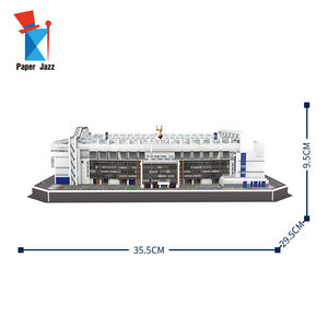 Juguete de dibujos animados de venta directa de fábrica DIY para fanáticos del fútbol recuerdo White Hart Lane Stadium Hotspur F.C Rompecabezas de espuma 3D - Product Image 6