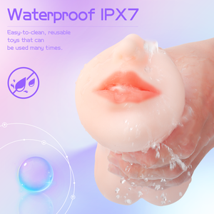 Juguete Sexual 3 en <span class=keywords><strong>1</strong></span> de TPE Realista, Vagina de Bolsillo, Boca y Vagina para Hombres, para Masturbarse - Product Image 6