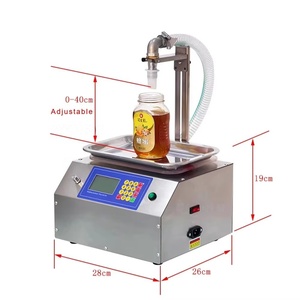Machine de remplissage semi-automatique pour miel, huile d'olive et huiles comestibles, avec pompe rotative, remplisseur de pailles pour miel, électrique, pour emballages <span class=keywords><strong>en</strong></span> verre et PET - Product Image 6