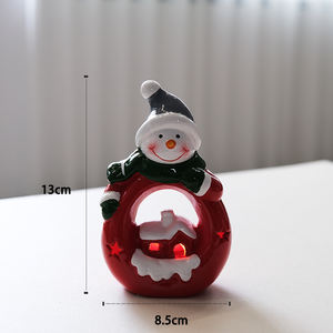 Nouveau chauffe-plat en céramique vintage de Noël Père Noël-<span class=keywords><strong>Bougeoir</strong></span> - Product Image 3