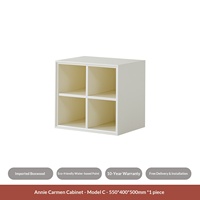 Meuble TV modulaire en bois massif de style français Miti avec rangement pour salon et chambre à coucher