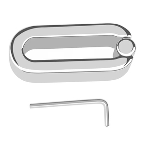2024 Edelstahl-Ballgewicht-<span class=keywords><strong>Stretcher</strong></span> Scrotum Rechteck schwerer Hund Ring Metall-<span class=keywords><strong>Sex</strong></span>-Spielzeug für Männer - Product Image 1