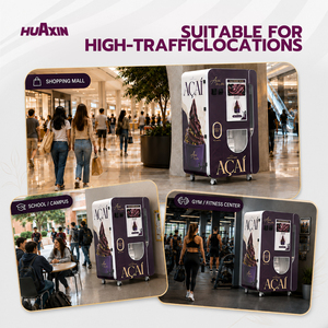Distributeur automatique de desserts glacés à l'açaï avec écran tactile de paiement et distribution automatique de gobelets - Product Image 5