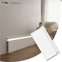 Plinthe en PS durable, imperméable, décorative, moulure murale flexible, bordure décorative pour la décoration intérieure moderne