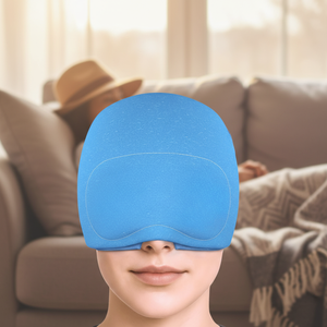 Masque oculaire en gel solide à faible MOQ pour soulager les migraines - Bandeau de thérapie chaude et froide avec design coulissant pour maux de tête et masque oculaire - Product Image 1