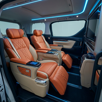 Nouveau Siège VIP de Luxe Alphard Série Yazhen en Similicuir, Ensemble Complet, Siège d'Aviation avec Chargeur Sans Fil et Écran Tactile Escamotable