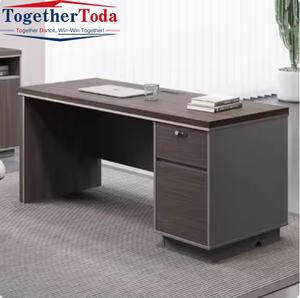 Escritorio Ejecutivo Moderno de Madera y Metal, Económico y Duradero, con Cajones y Colores Personalizados para Jefes y Gerentes Generales, Venta al Por Mayor - Product Image 4