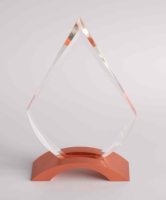 Nuevos Trofeos y Estrellas de Cristal Pulido Ecológicos con Logotipo Personalizado para Eventos Deportivos y Regalos de Recuerdo