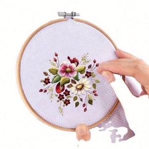 Hot Sale Natural Bamboo Cross Stitch <b>Frame</b> Hoop <b>Embroidery</b> Hoops Folk Art Carved Technique <b>Embroidery</b> Hoop <b>Frame</b> Folk Art Style - Product Image 5