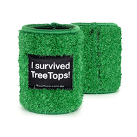 Support trapu pour gazon vert en néoprène avec logo personnalisé Refroidisseur de canette de bière en gazon créatif pour les sports de golf