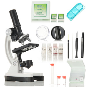 Children Student Microscope 1200x Metal Lens Electric Light Lab Kit Educational Science Tool - Product Image 4