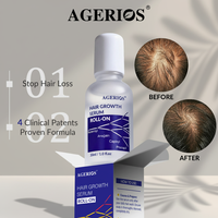 Sérum de repousse des cheveux RCP, cheveux clairsemés, booste la densité des cheveux, renforce les follicules pileux, formule non grasse à base d'eau, tous types de cheveux