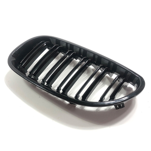 De fibra de carbono negro brillante doble línea de accesorios de coche parrilla delantera para <span class=keywords><strong>Bmw</strong></span> E60 E61Series5 - Product Image 5