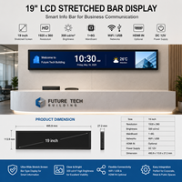 Pantalla LCD Extensible Android Avanzada para Señalización Digital con CMS en la Nube y Control Remoto para Publicidad en Estantes de Comercios Inteligentes