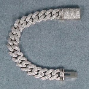 Export Quality Luxury VVS Moissanite Diamond <b>Bracelet</b> with Brilliant Cut Stones for Wedding Gift and Fashion Available For Sale - Product Image 1