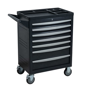 Solid and steady tool cabinet trolley/steel tool cabinet trolley with drawer