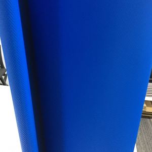 Bande transporteuse plate en PVC UNI, largeur 30 mm, épaisseur 5 mm, couleur bleue, pour l'industrie alimentaire - Product Image 1