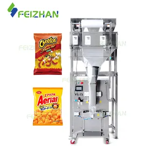 FEIZHAN FZ-FS02 자동 오트밀 진한 베이지 옥수수 사탕 혼합 견과류 간식 향 주머니 무게 포장 기계