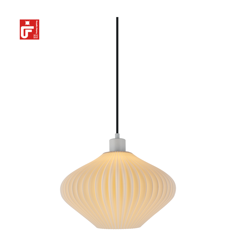 White+3D lampshade 1.5m braided wire suction top plate