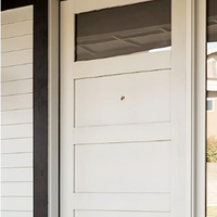 Visiophone de porte 180 degrés, finition nickel satiné, laiton massif, 4,3 cm, installation facile