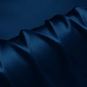 Высокое качество 19 мм шелковый стрейч-сатин цвет № 89 синий цвет ширина 140 см продается ярдами