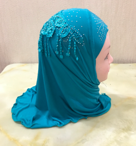 Da 2 a 7 anni 11 colori all'ingrosso per bambini musulmani hijab per bambini sciarpa - Product Image 2