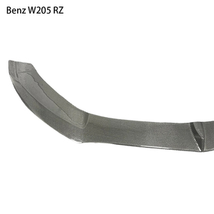 Pour Classe C W205 4DR Style Lèvre avant en fibre de carbone 2015-2021 - Product Image 6