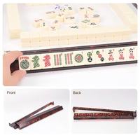 Support de Mahjong de Luxe Moderne en Écaille de Tortue avec Aimants Pliables, Écologique, Résistant à l'Eau, Taille Personnalisable, pour le Divertissement