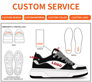 Giày thể thao Skateboard tùy chỉnh thiết kế, Bán Buôn người đàn ông của tùy chỉnh Sneakers với logo xây dựng thương hiệu, chất lượng cao tùy chỉnh Sneakers với logo - Product Image 2
