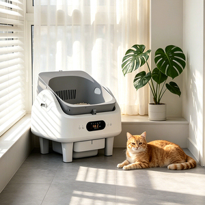 Oferta Especial: Inodoro Automático para Gatos, Diseño Abierto Libre de Polvo, Fácil de Desmontar - Product Image 1