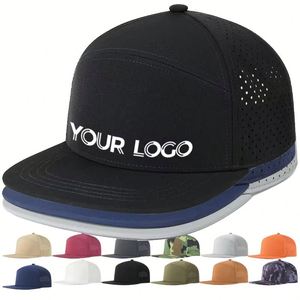 High Quality Hip-Hop With Custom Embroidery Logo Fitted Unisex Wholesale Flat Waterproof and Sunshade <b>Baseball</b> <b>Cap</b> - Product Image 1
