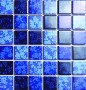 Piastrelle per pavimento a mosaico in vetro di cristallo blu piastrelle per bagno piscina mosaico di vetro cristallo stampato mosaico in marmo mosaico in ceramica - Product Image 2