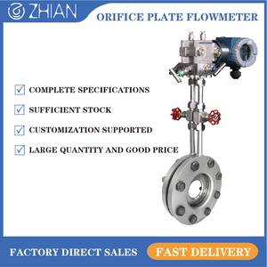Đồng hồ đo lưu lượng tấm lỗ bằng thép không gỉ công nghiệp có độ chính xác cao để đo chất lỏng khí, đồng hồ đo lưu lượng áp suất chênh lệch - Product Image 5