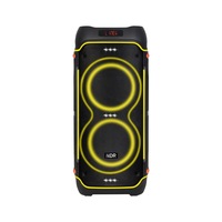 Nuevo Altavoz Inalámbrico NDR-1808 de 8 Pulgadas y 100W RGB BT Mp3 para Fiestas, Altavoz Inalámbrico de Rango Completo con Micrófono para Exteriores