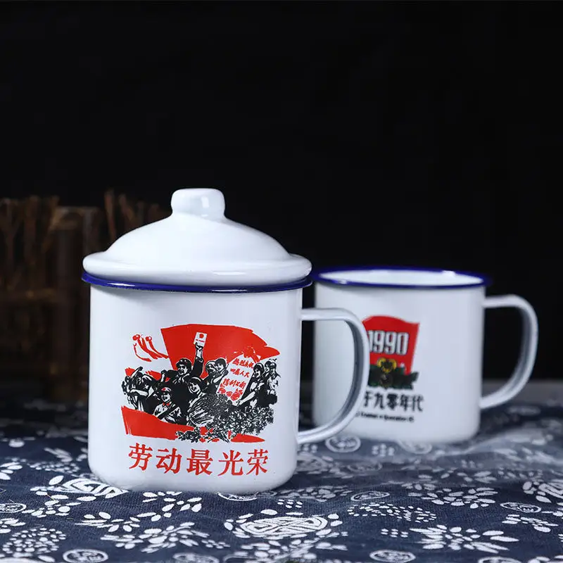 Leverancier Groothandel Goedkope 11 15 Oz Wit Email Chinese Traditionkeramische Koffiekop Blanco Sublimatie Mok