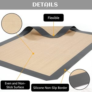 Alfombrilla de Silicona para Repostería, Antiadherente, Reutilizable, Perforada, Personalizada, para Macarons, Venta al Por Mayor - Product Image 2
